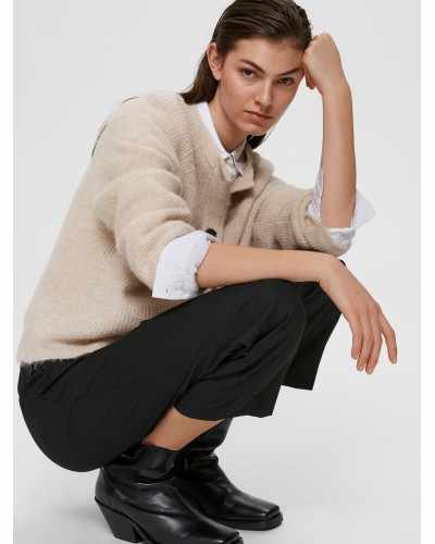 LULU LS KNIT SHORT CARDIGAN