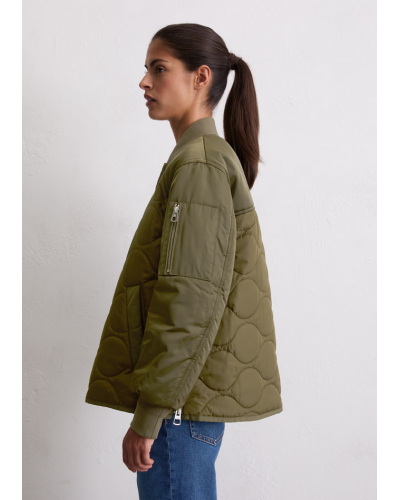 Quilted cape jacket