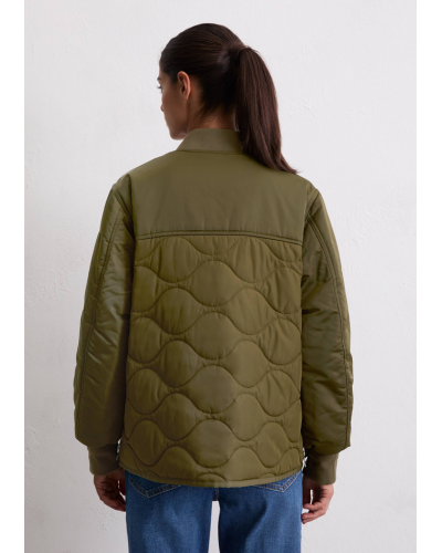 Quilted cape jacket