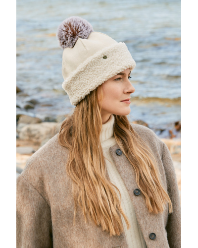 Teddy pompom hattu